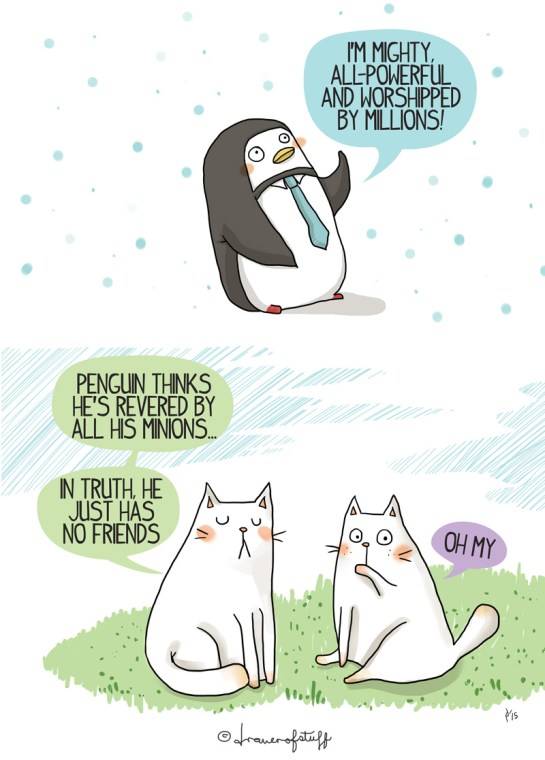 i am a great penguin, hear me marp