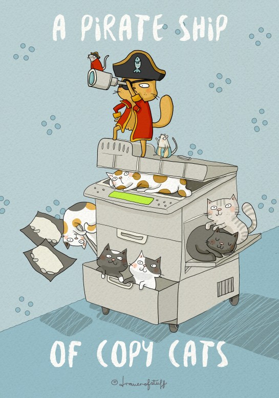 a pirate ship of copy cats